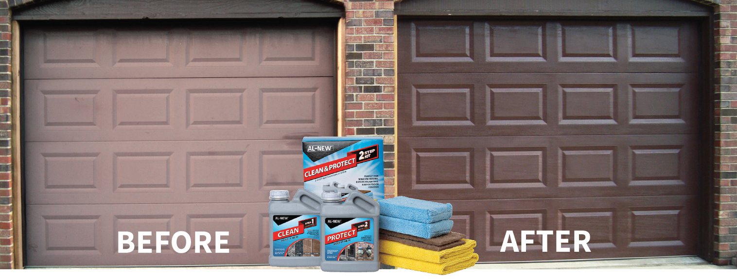 AL-NEW 2-Step Clean & Protect Kit Helped Nancy Save Thousands of Dollars on Her Garage Doors.