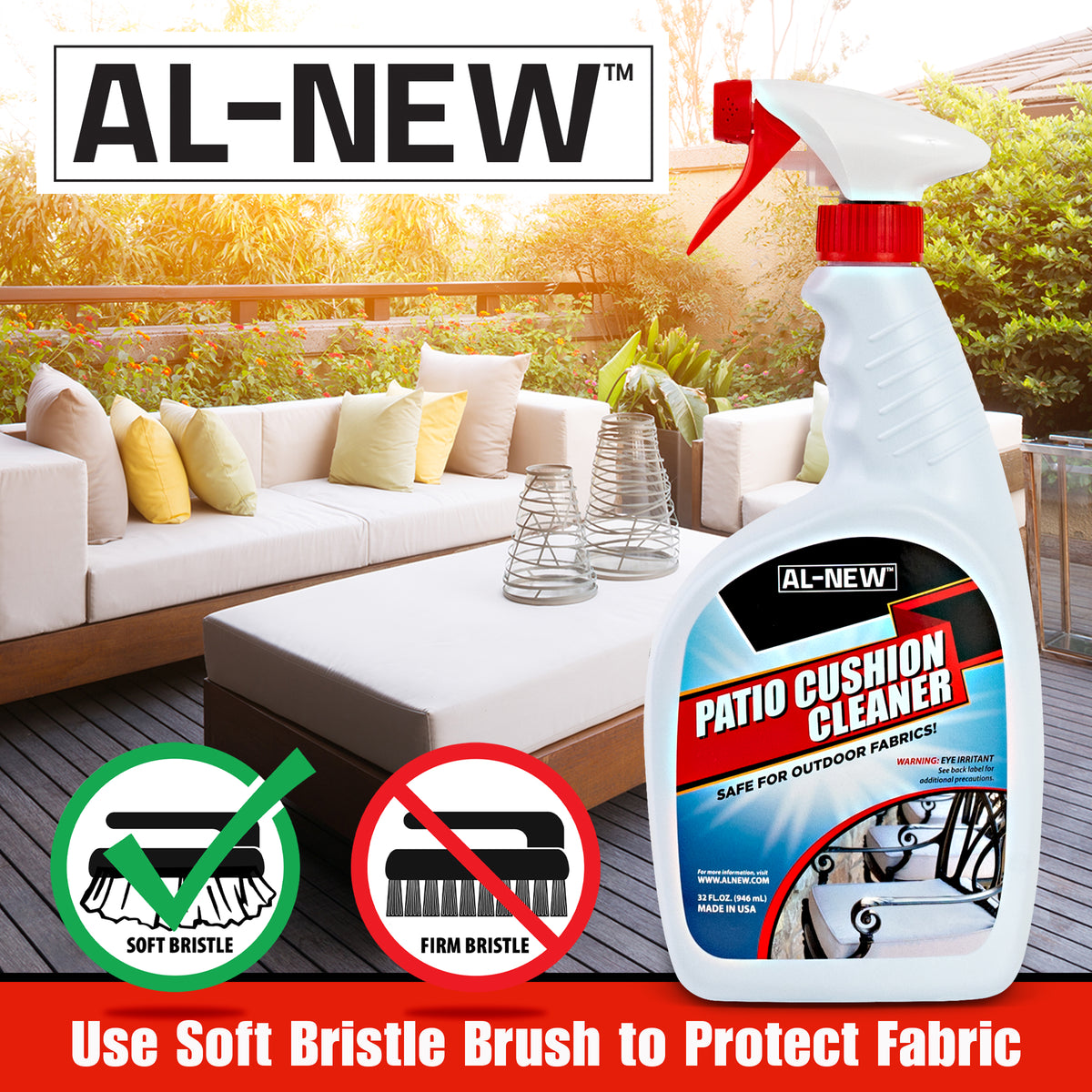 AL-NEW Patio Cushion Cleaner (32 OZ)
