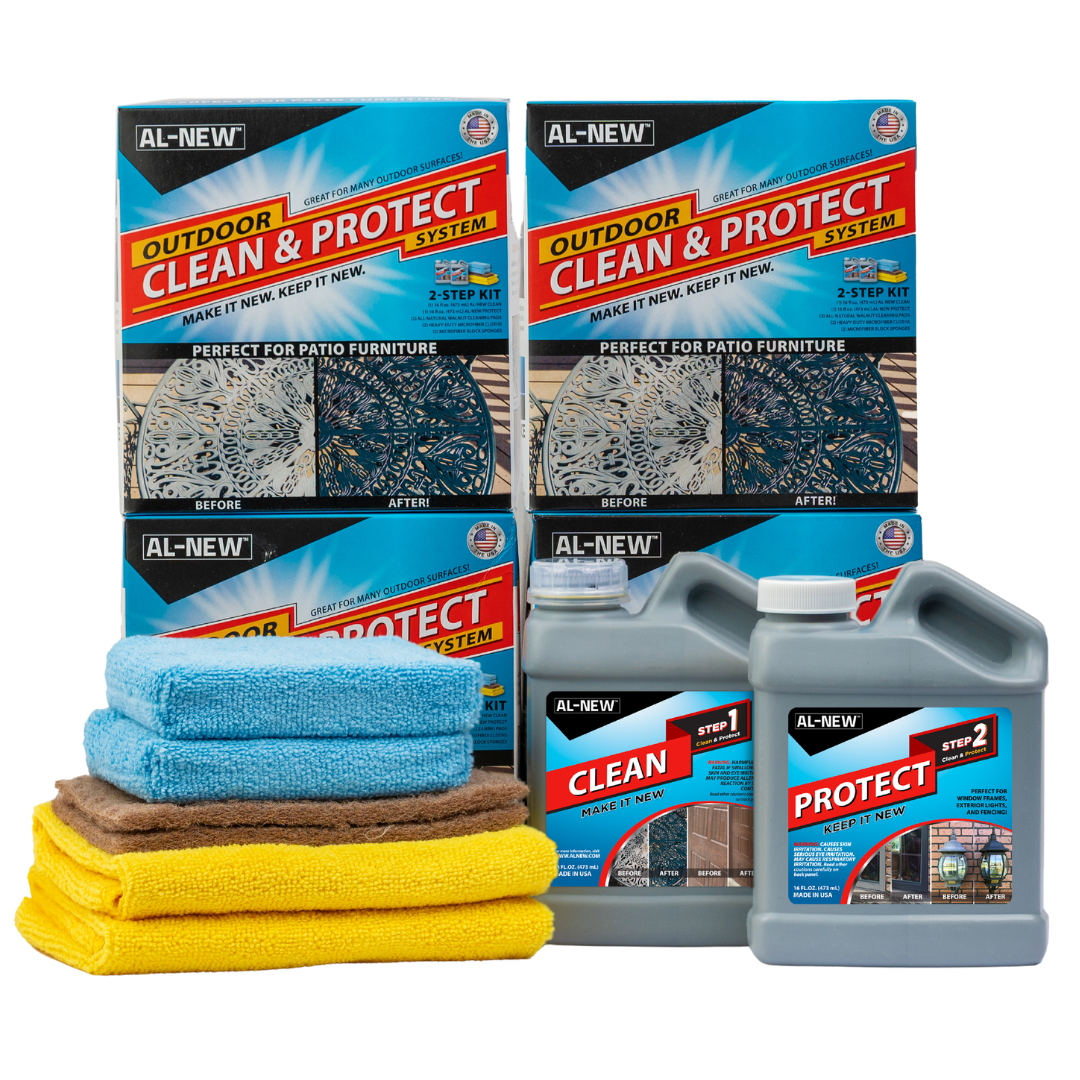 1010 - Case Pack AL-NEW Outdoor Clean and Protect System - 16oz kit