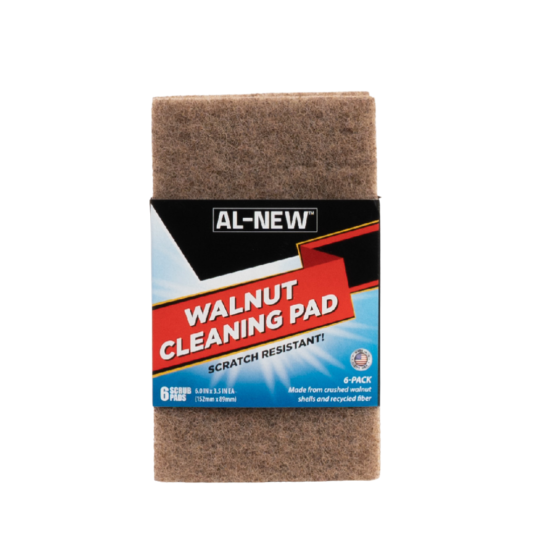 AL-NEW Walnut Cleaning Pads (6 Pack)