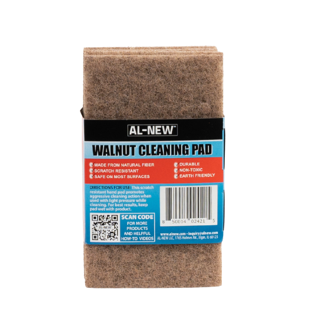 AL-NEW Walnut Cleaning Pads (6 Pack)