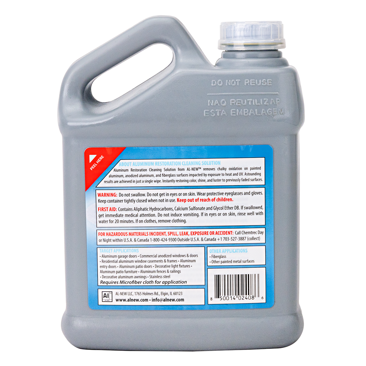 AL-NEW Aluminum Restoration Cleaning Solution