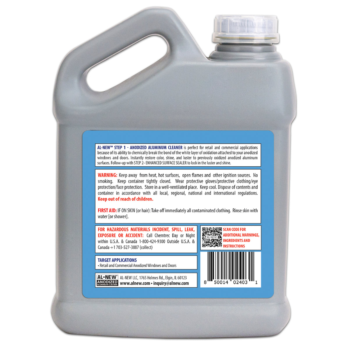 AL-NEW Anodized Aluminum Cleaner